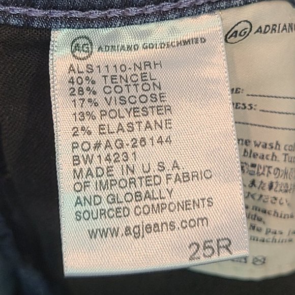 Ag Adriano Goldschmied Women's Skinny Jeans - Dark Blue - Picture 8 of 11